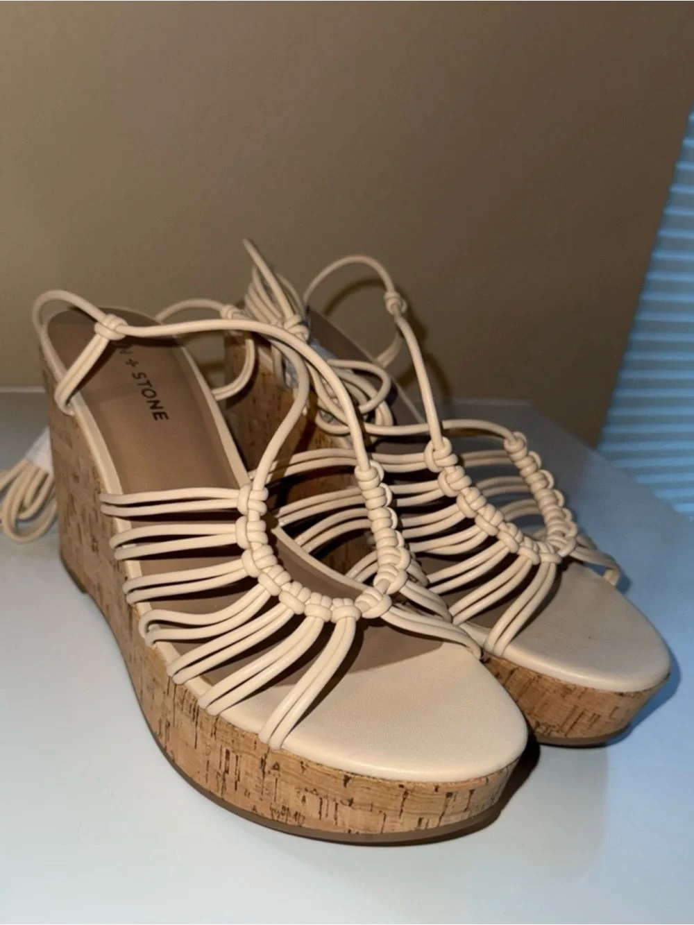Sun + Stone Wedge Sandal